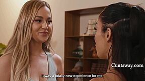 les coach teaches me cunt slapping and licking in seduction