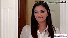 College teen enjoys group activity with two older women