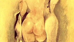 vintage erotic antique drawings collection