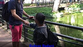 Latina Bent Over For Monster Cock Anal Lick And Doggy Fuck On Balcony