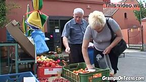 I Can't Believe This Teen Got Nailed by an Oldie Outdoors!