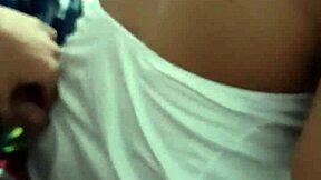 I masturbate while my wife gets her nails done in close up