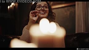 i got mesmerized by a sexy blonde vampire in an old gothic manor