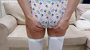 real teen 18+ compilation shows big natural boobs in hall panties