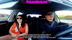 TV Presenter Craves Penetration By Luis Garay's Cock In Outdoor Casting Interview