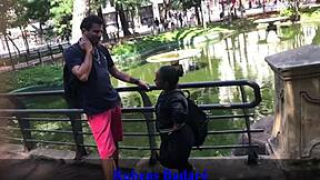 Latina Bent Over For Monster Cock Anal Lick And Doggy Fuck On Balcony