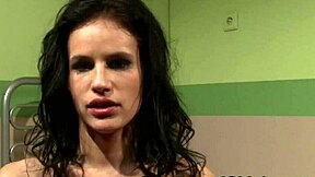 dominated girl gets creampied in bondage 😈