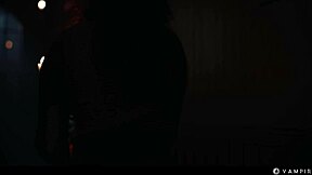 i got mesmerized by a sexy blonde vampire in an old gothic manor