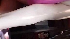 Blonde Masturbates Naked on Bed