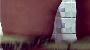 mature latina in public bath