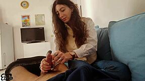 Guy begs for blowjob but gets handjob only!