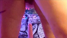 Hotwife Steffi Enjoys Slutty Pussy Masturbation with Vibrator at Party Photoshoot