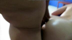 Smashing My Colombian Girlfriend’s Ass Hard, She Moans So Loud