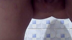 mature latina in public bath