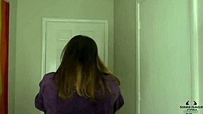 Sinn Sage and Ariel X Explore Lesbian Lust with a Big Strap-On Dildo. They Tease and Rip Clothes.