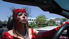 Angela Sommers Tribs Bigtits Babe Outdoors