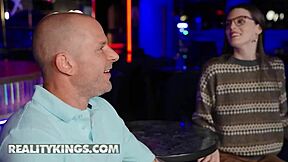 Stripper Baby Gemini Strokes Scott's Dick Next To Girlfriend