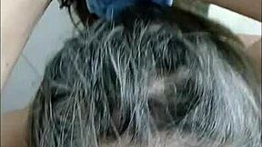 French MILF housewife enslaved in highway toilets