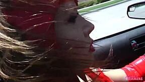 Angela Sommers Tribs Bigtits Babe Outdoors