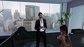 A flat with a view of redhead licking pussy