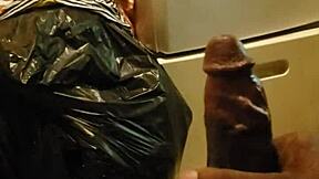 Ebony Swallows Cum Deeply