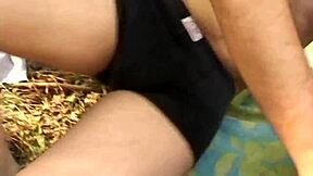 She Moaned Two Cocks To Fuck Her Pussy Outdoors