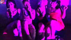 4 sluts worship feet and strip