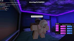 Is this the blonde whore in Roblox porn?