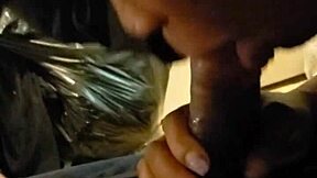 Ebony Swallows Cum Deeply