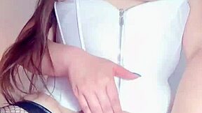 Cheating Wife Masturbates for Boss's Pleasure