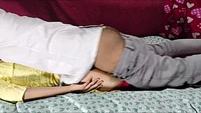 Stepson convinces horny stepmom to engage in hardcore fucking. Anal blowjob leads to cumshot.