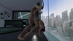 apartemen view cewek rambut merah jilat memek