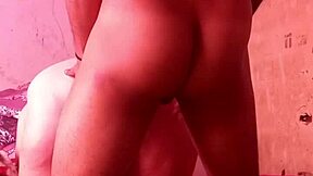 Blonde amateur sucks and fucks big black cock at home!