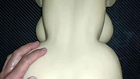 Sally gets creampied in doggystyle position