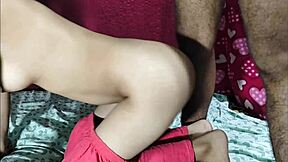 Stepson convinces horny stepmom to engage in hardcore fucking. Anal blowjob leads to cumshot.