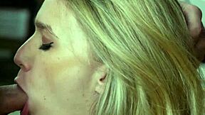 Slut Babe Flirts with Coworker Then Deepthroats and Fucks Him at the Office