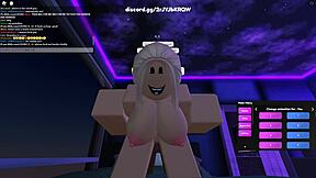 Is this the blonde whore in Roblox porn?