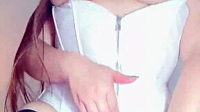 Cheating Wife Masturbates for Boss's Pleasure