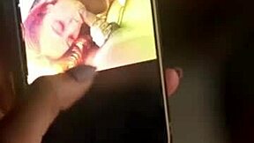 Ebony britanny finds friend jerking off