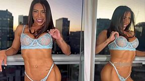 fui arrombada na sacada com dildo e bodybuilder fitness brazilian muscular amateurs