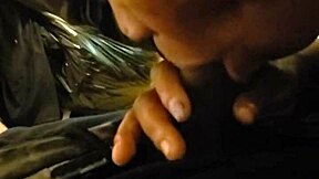 Ebony Swallows Cum Deeply