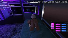 Is this the blonde whore in Roblox porn?