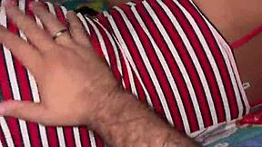 i danced with my curvy latina stepsister in the morning, kissing her big natural tits