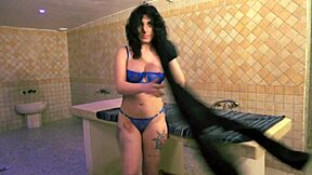 Sabrina, 30-Year-Old French Brunette In Lingerie, Big Tits On Display