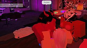 2 Futa Having Three With A Slut, big tits group futanari cock monster cock big ass.