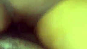 Sweet huge swollen pussy gets ripped clothes and creampie dripping wet