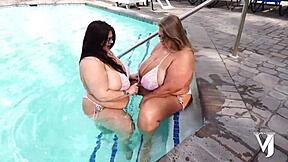 Monster titty twins veronica, jasmine, raven belle drain lucky guy dry