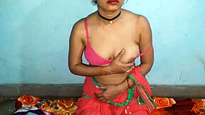 Susmita, the asian college coed, has fun with her friend in the classroom