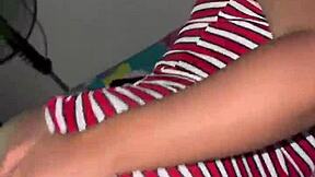 i danced with my curvy latina stepsister in the morning, kissing her big natural tits