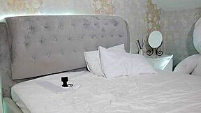 a student with big tits undresses on camera after studying 📸